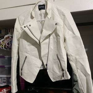 White Leather Jacket